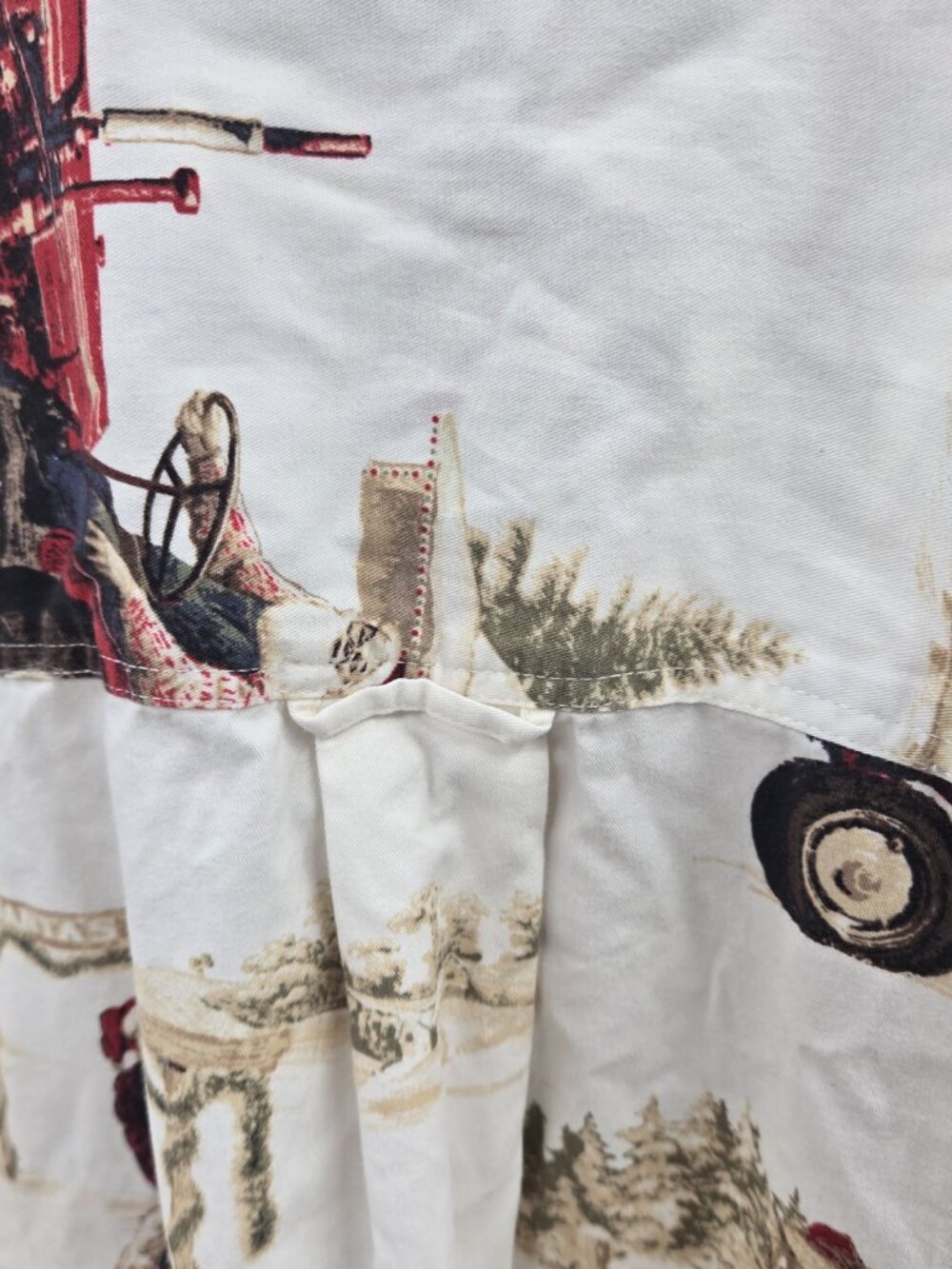 Vintage Bit & Bridle Western Christmas Santa Button Down Shirt Size XL - Picture 3 of 12
